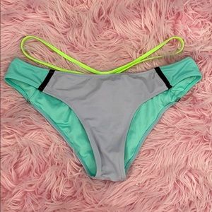 VICTORIAS SECRET Bikini bottoms blue green large